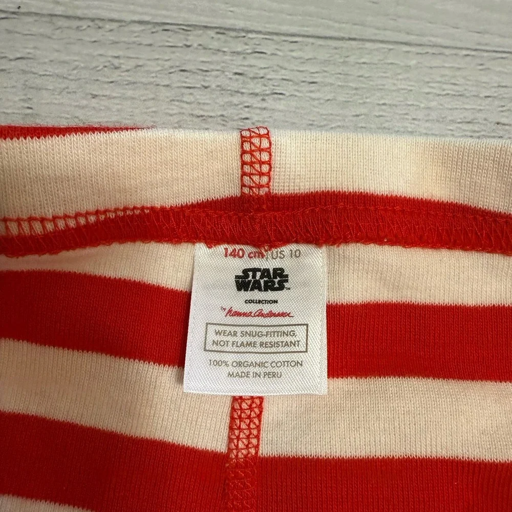 Hanna Andersson‎ baby Yoda Santa Christmas long John pajamas size 140/10